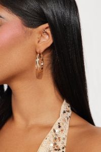 Beach Party Earrings - Gold sold by Fashion Nova