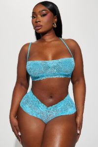Sultry Moments II Lace 2 Piece Set - Turquoise sold by Fashion Nova
