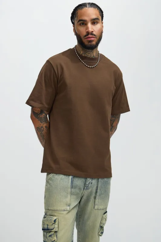 Oversized Heavyweight Short Sleeve Tee - Dark Olive sold by Fashion Nova