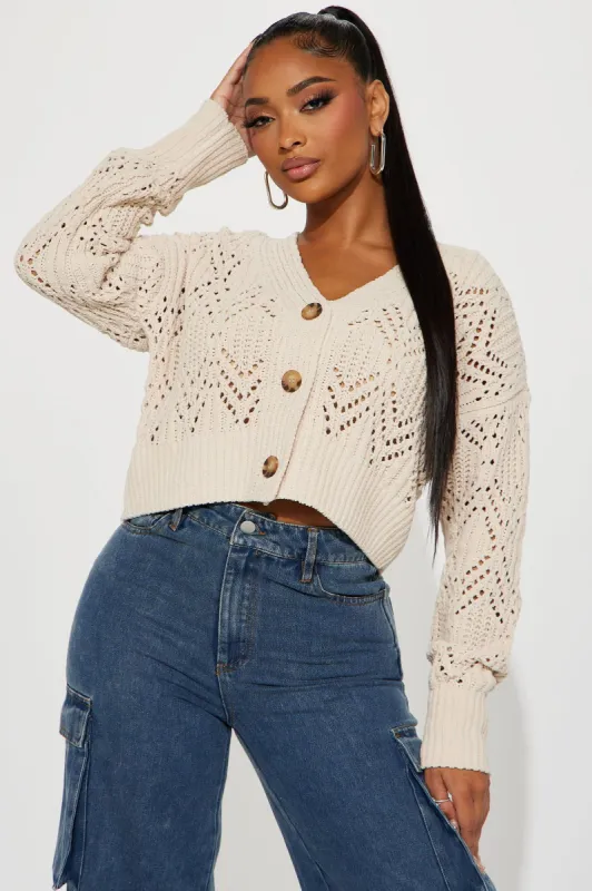 Shyann Cardigan - Beige sold by Fashion Nova