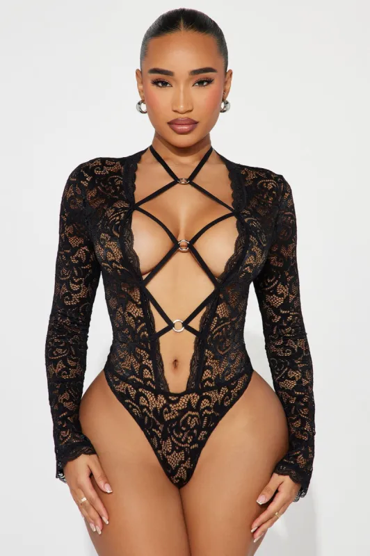 Better Without You Bodysuit - Black sold by Fashion Nova