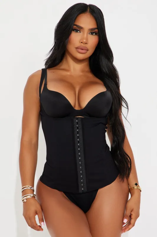 Sculpt Me Waist Cinching Shapewear Top - Black sold by Fashion Nova