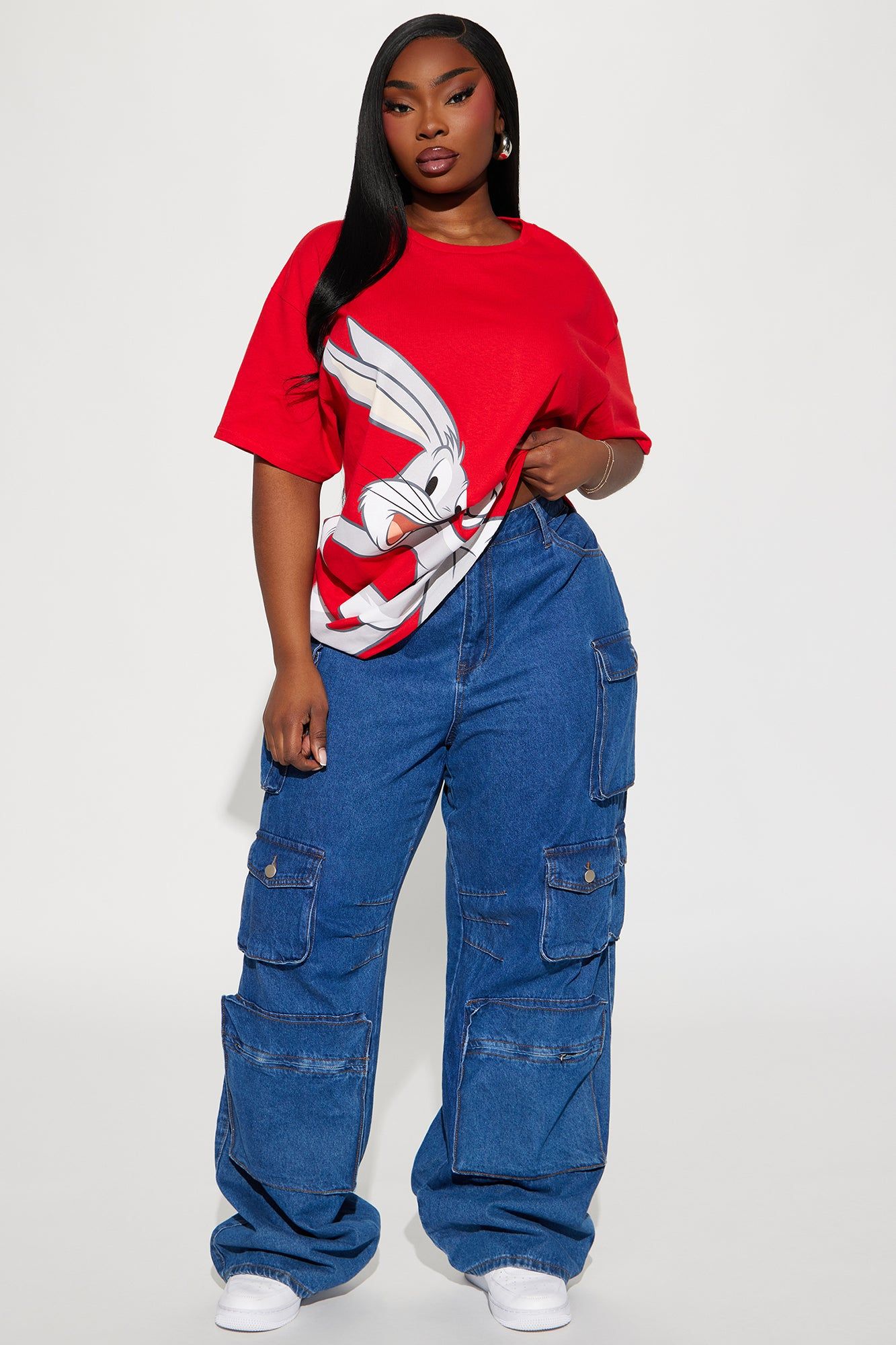 Bugs Bunny Love Graphic Tee - Red sold by Fashion Nova product image thumbnail 5
