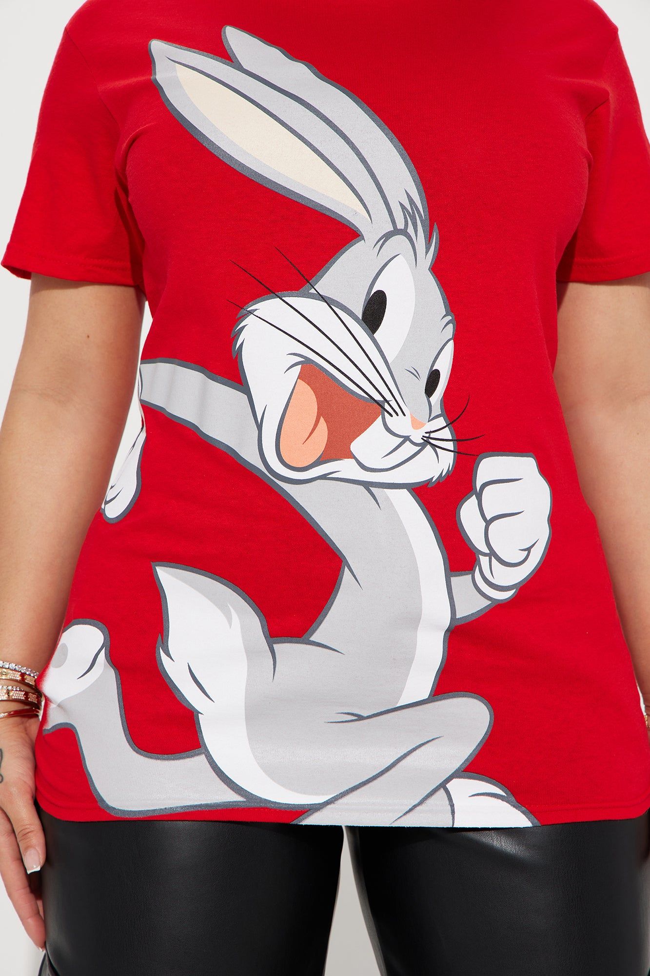 Bugs Bunny Love Graphic Tee - Red sold by Fashion Nova product image thumbnail 3