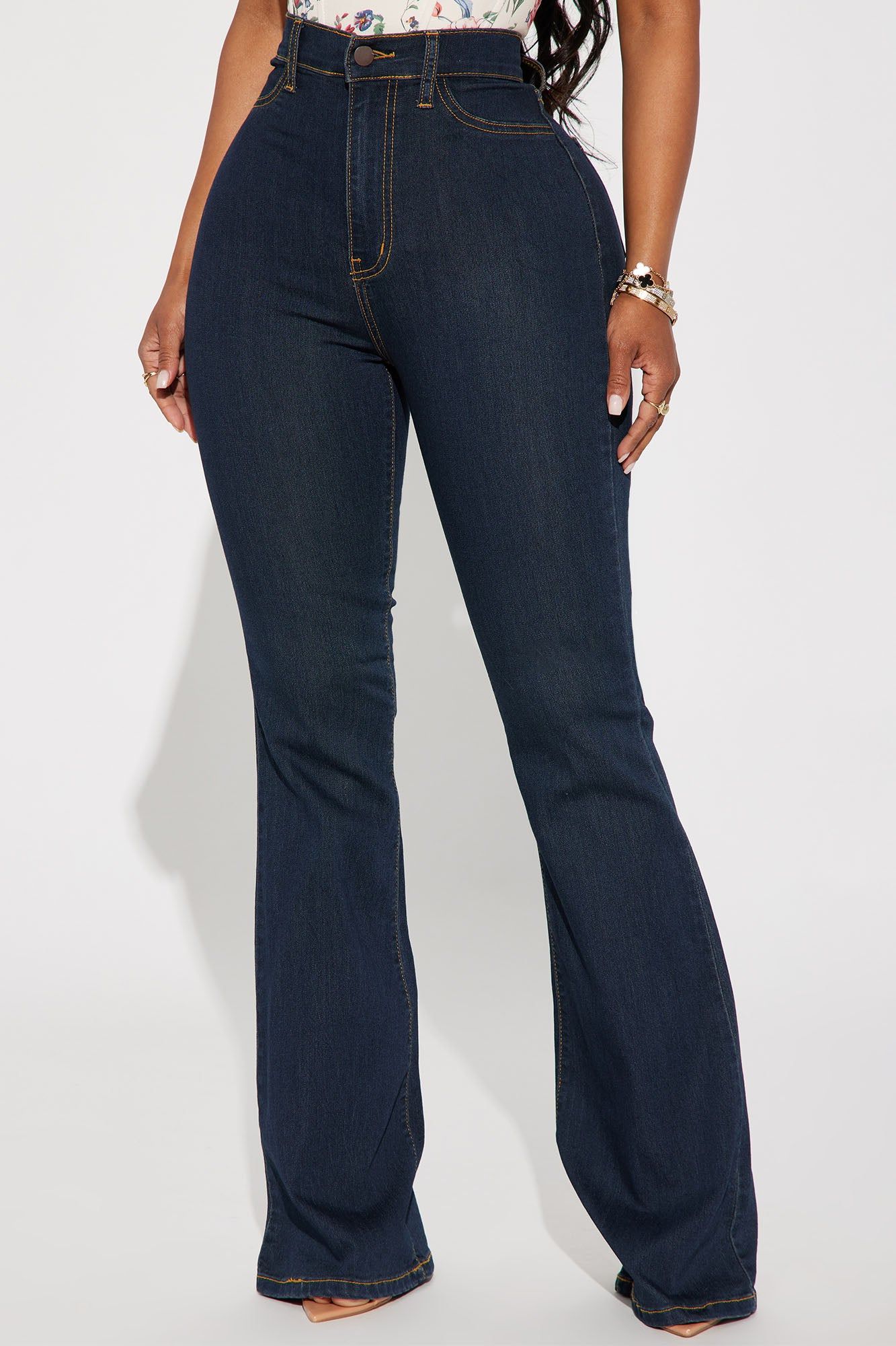 Deep In My Soul Flare Jeans - Dark Denim sold by Fashion Nova product image thumbnail 2