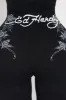 Ed Hardy Virgin Mary Romper - Black sold by Fashion Nova