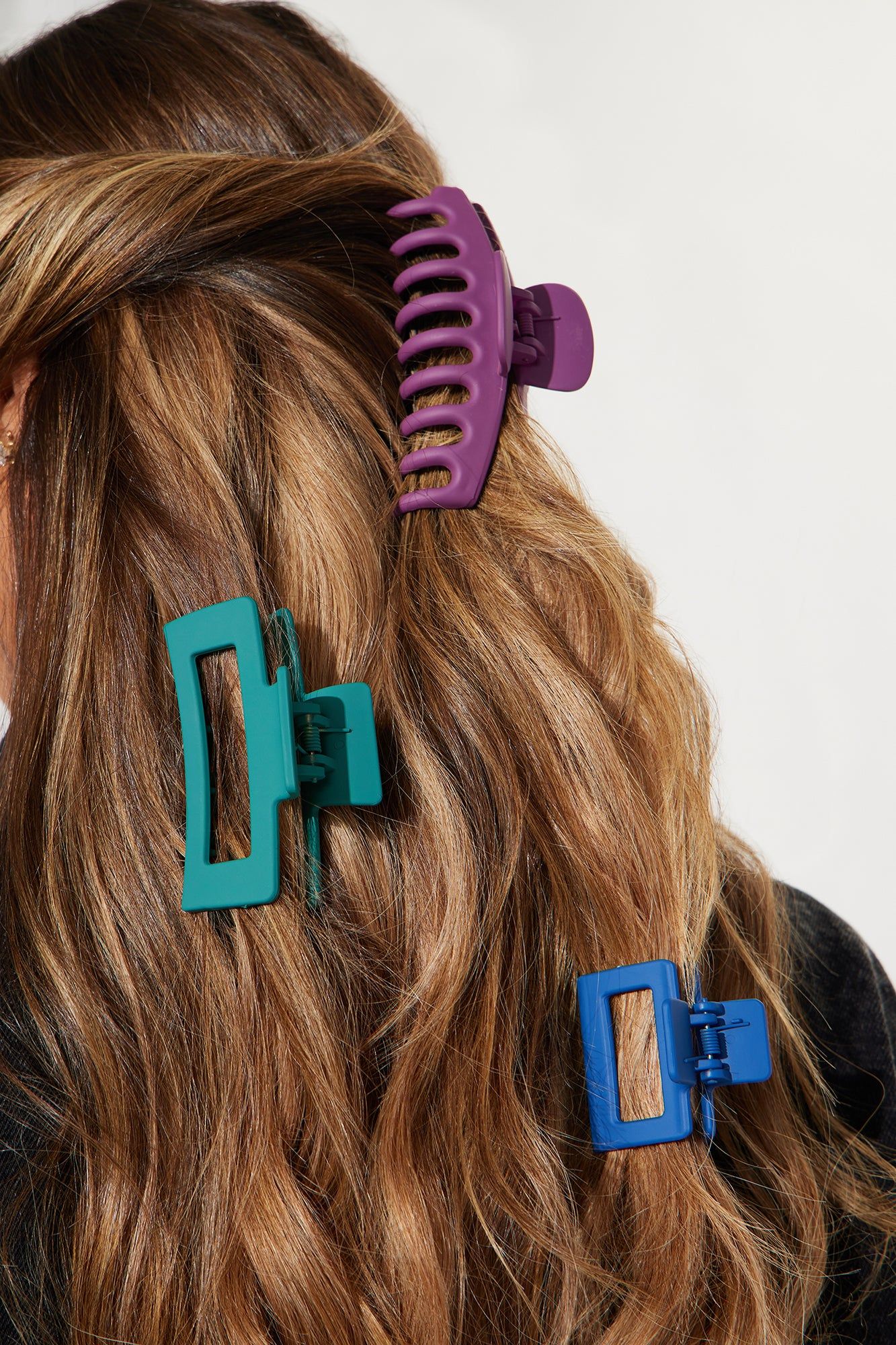 Take Me With You 3 Piece Claw Clip Set - Multi Color sold by Fashion Nova product image thumbnail 2