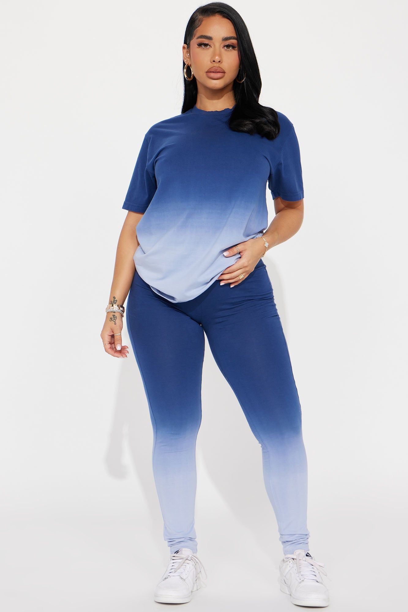 Fading Away Legging Set - Navy sold by Fashion Nova