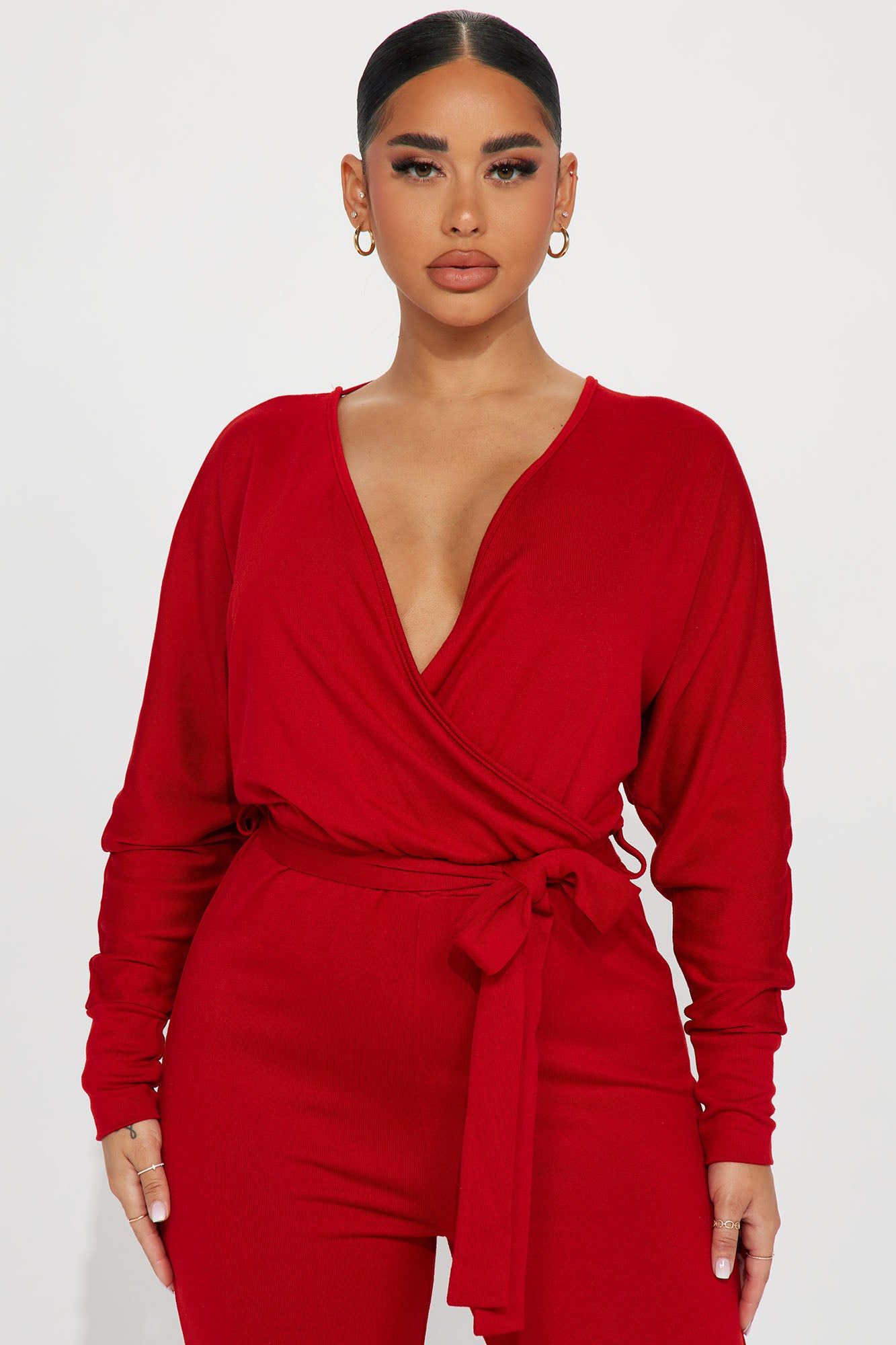 See Me Through Jumpsuit - Red sold by Fashion Nova product image thumbnail 2