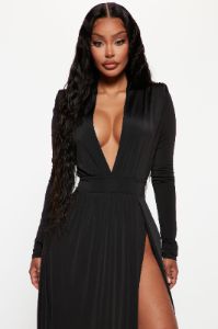 Spree Dress - Black sold by Fashion Nova