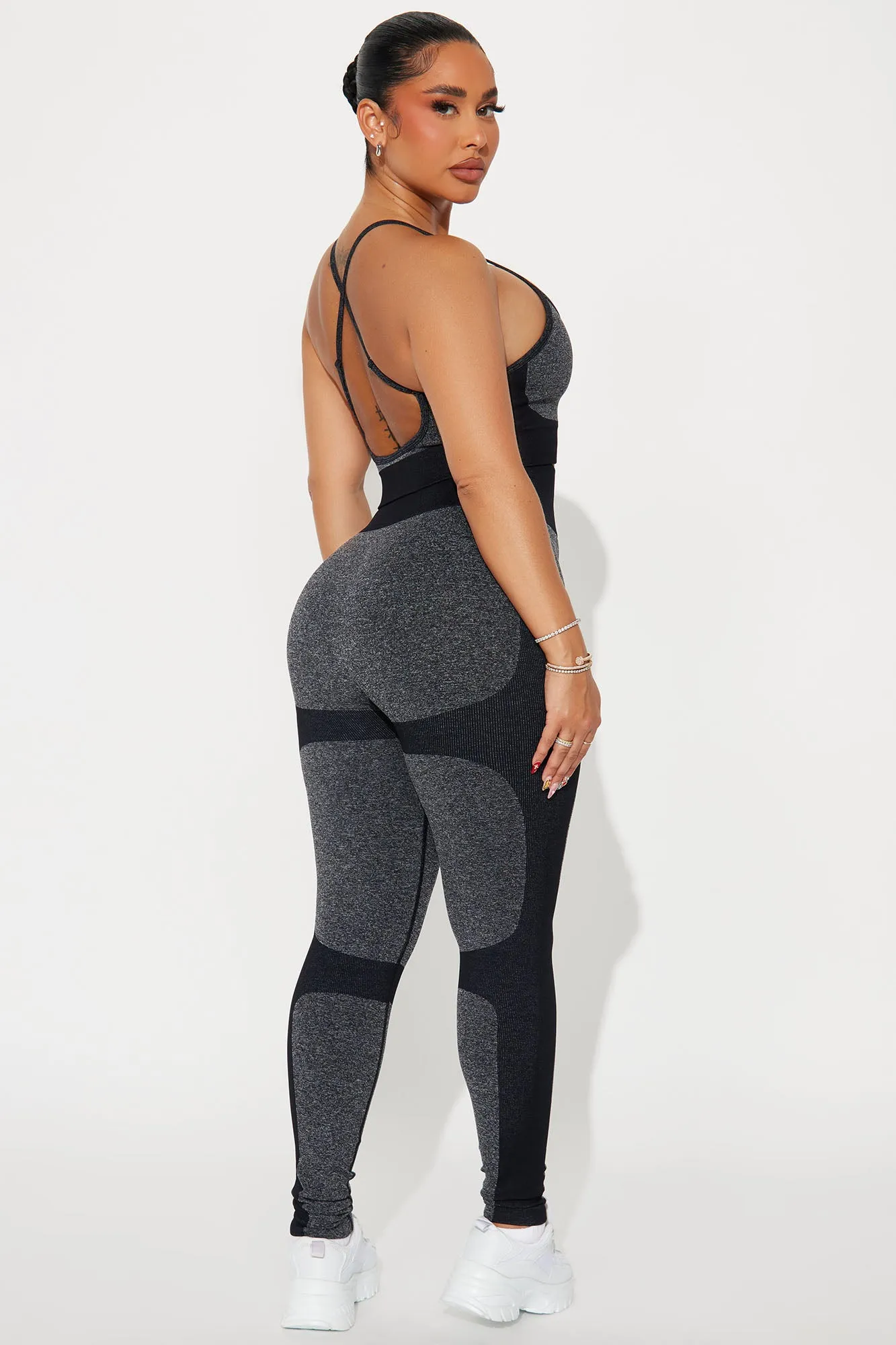 Train With Me Shaping Active Set - Black sold by Fashion Nova product image thumbnail 3