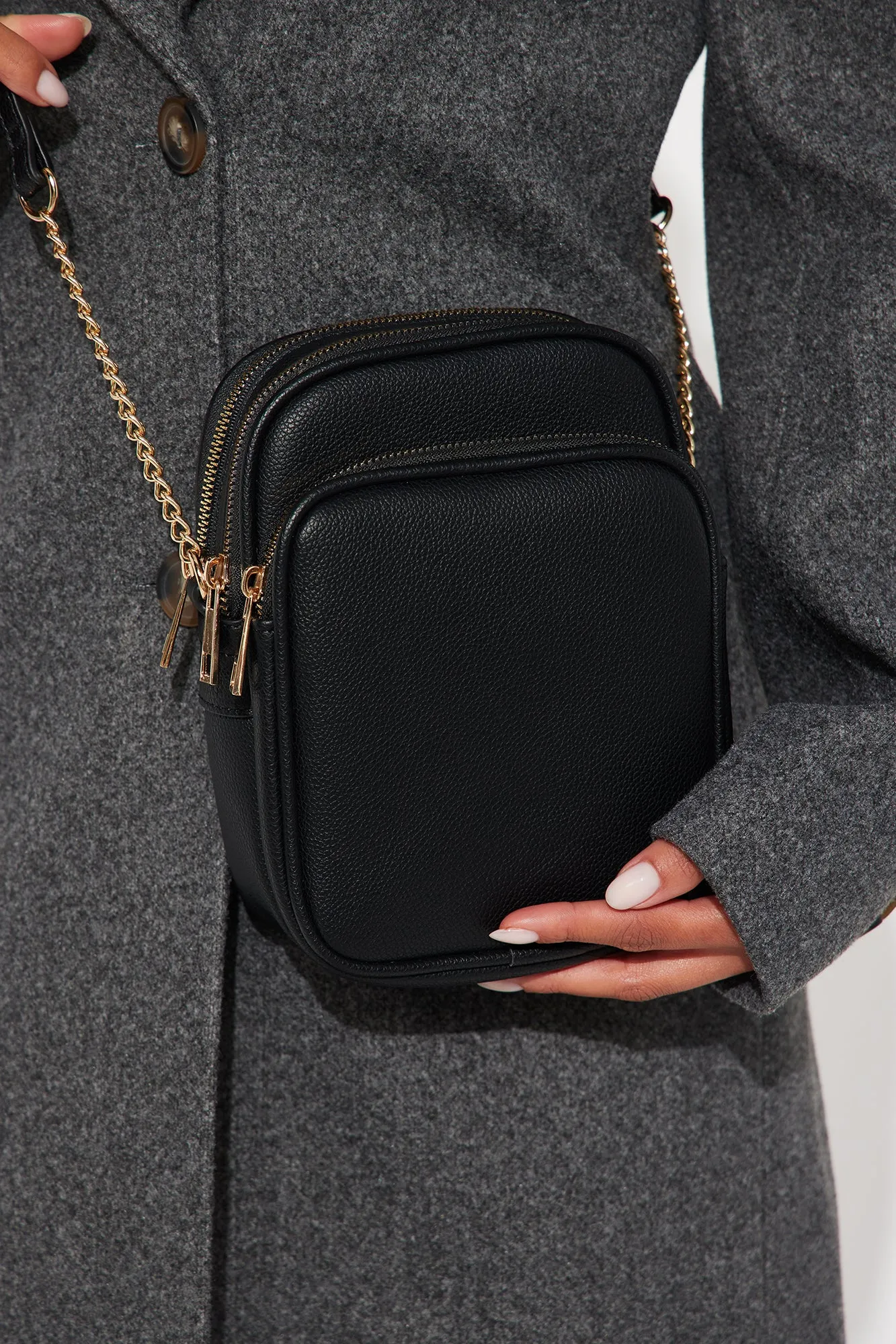 Crisp Echo Crossbody Bag - Black sold by Fashion Nova product image thumbnail 2