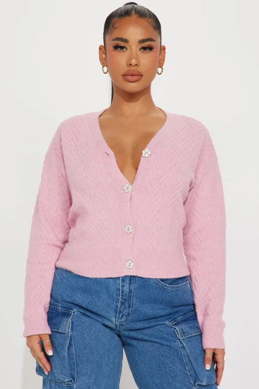 Caley Cardigan - Pink sold by Fashion Nova