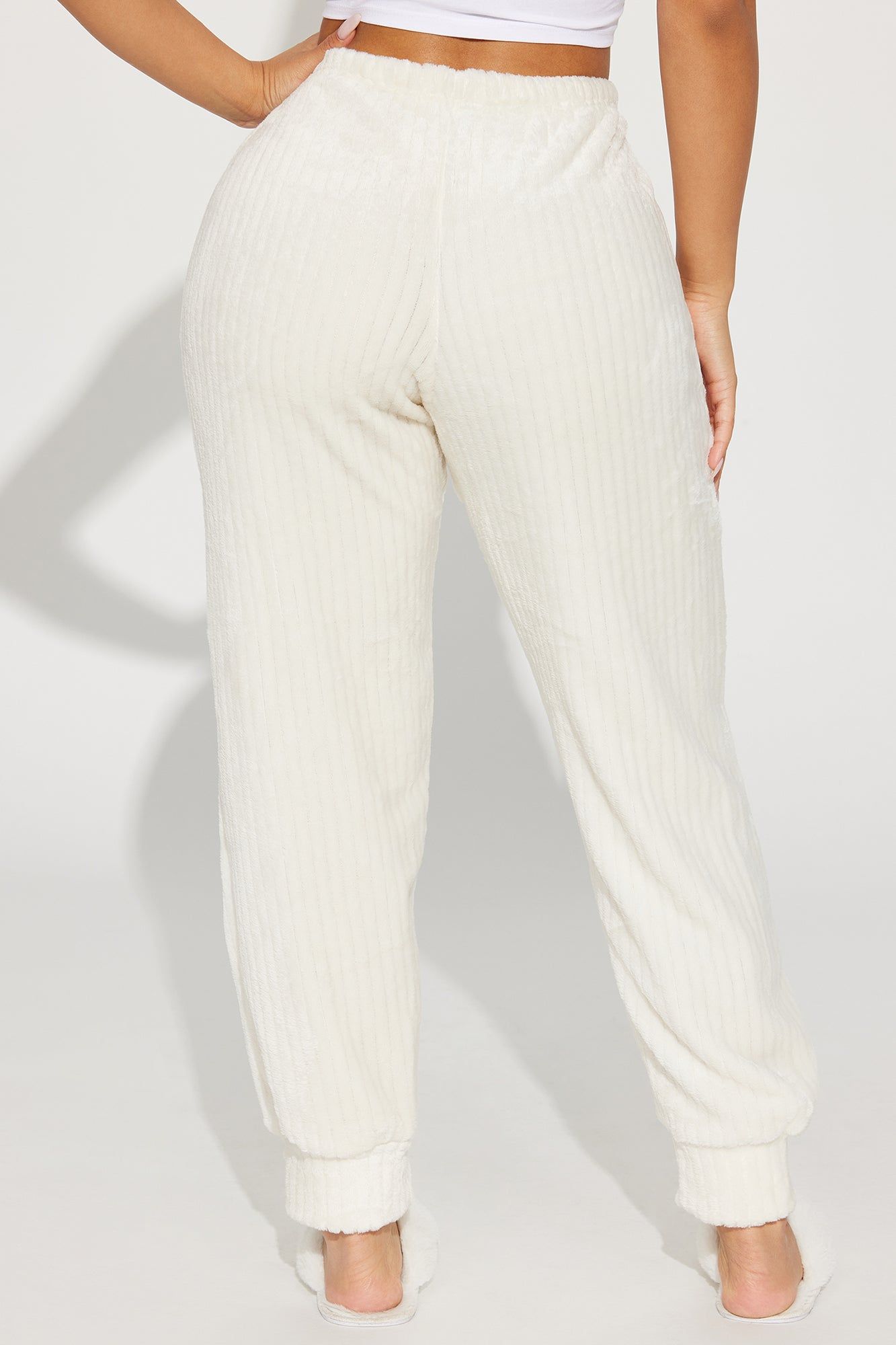 Chill With Me Plush PJ Joggers - Grey sold by Fashion Nova product image thumbnail 3