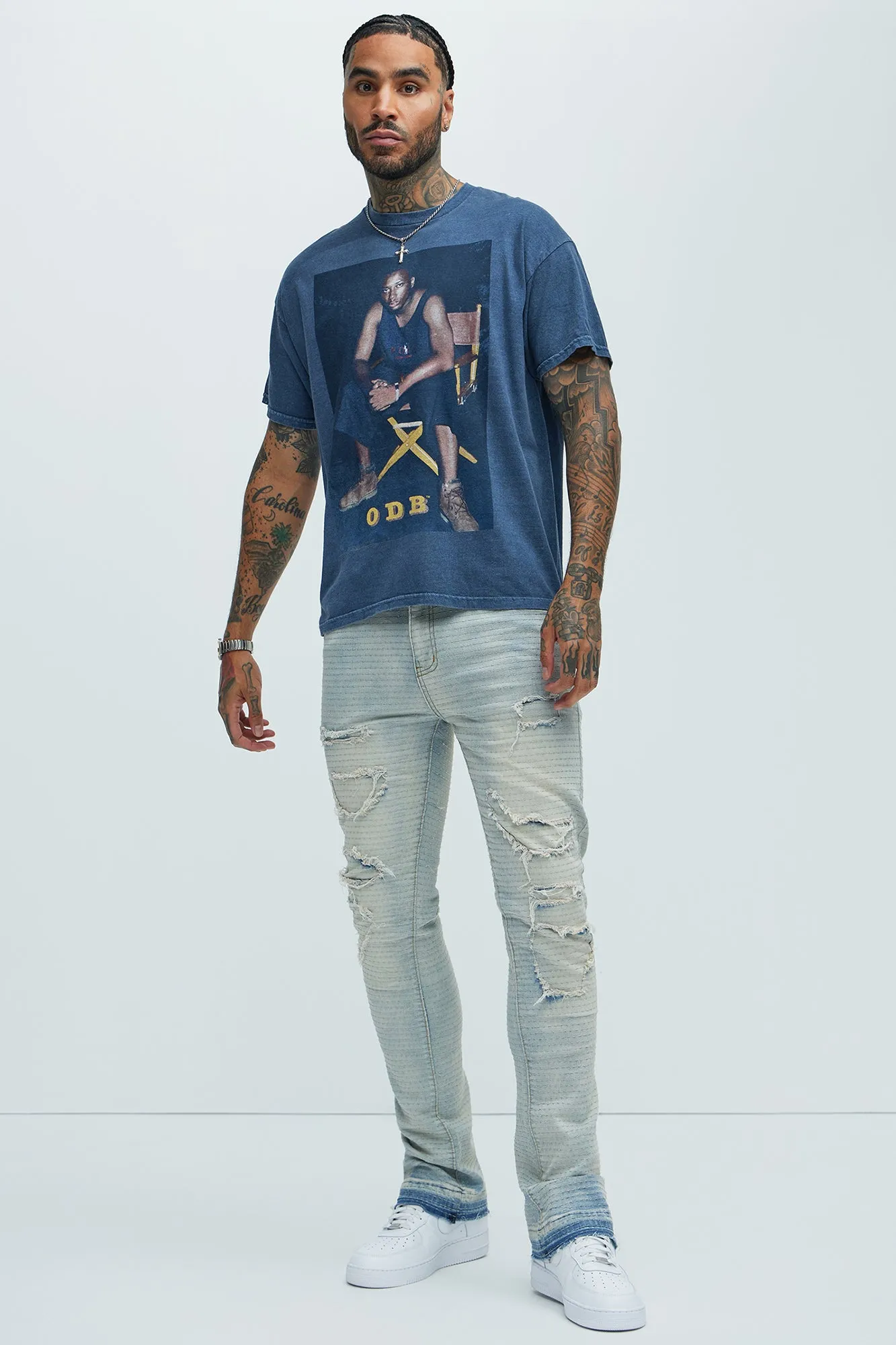 Ol Dirty Bastard Dirt McGirt Short Sleeve Tee - Navy sold by Fashion Nova product image thumbnail 2