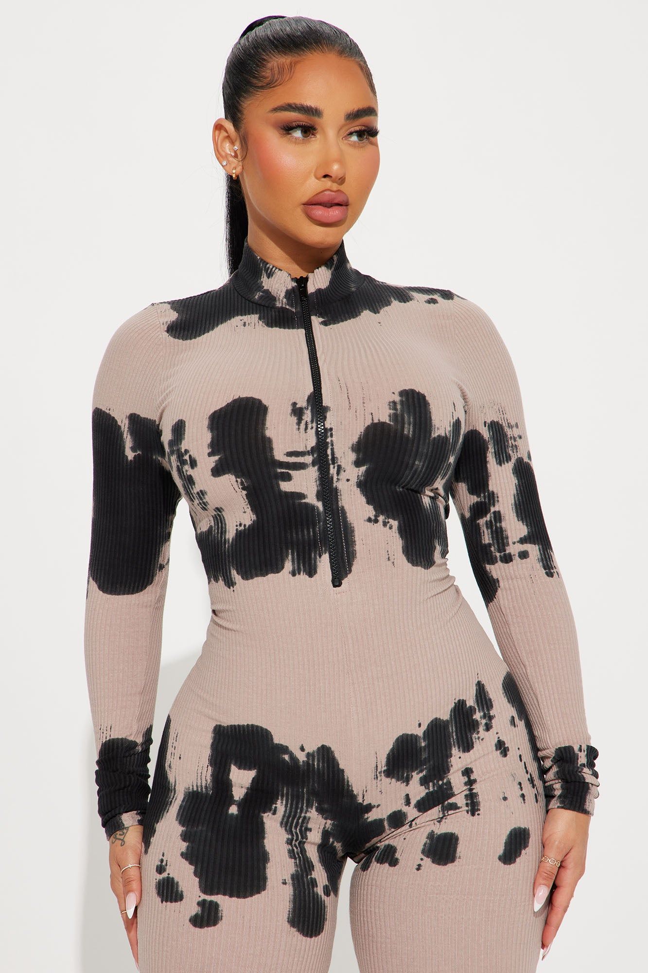 Talia Tie Dye Jumpsuit - Black/combo sold by Fashion Nova product image thumbnail 2