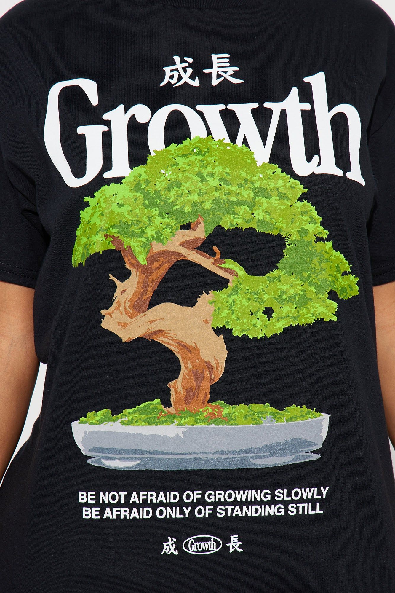 Self Growth Graphic Tee - Black sold by Fashion Nova product image thumbnail 3