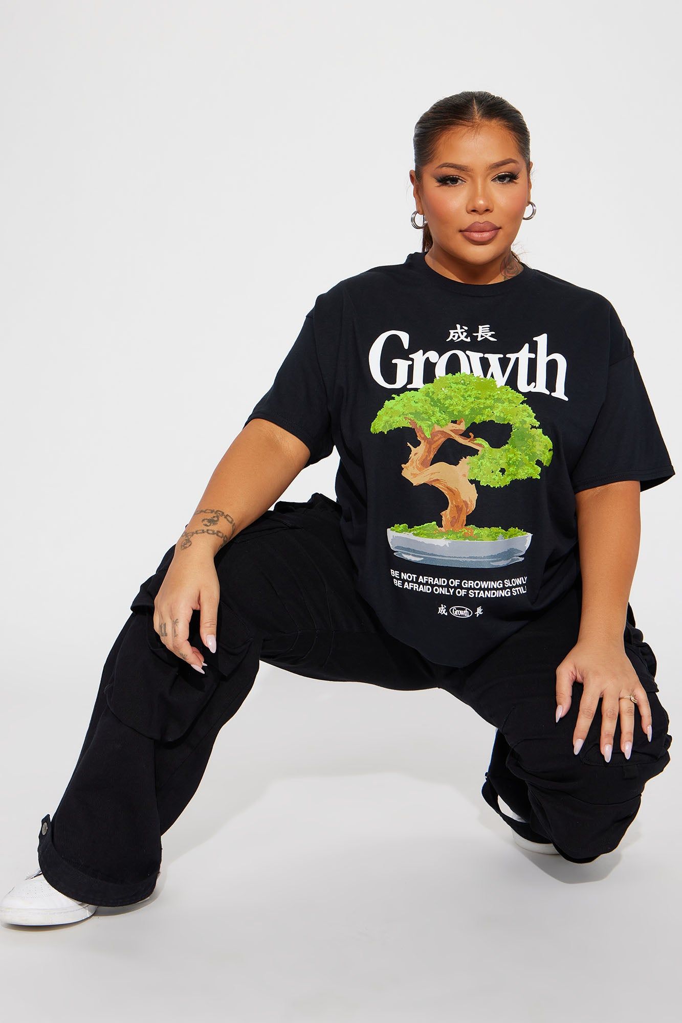 Self Growth Graphic Tee - Black sold by Fashion Nova product image thumbnail 5