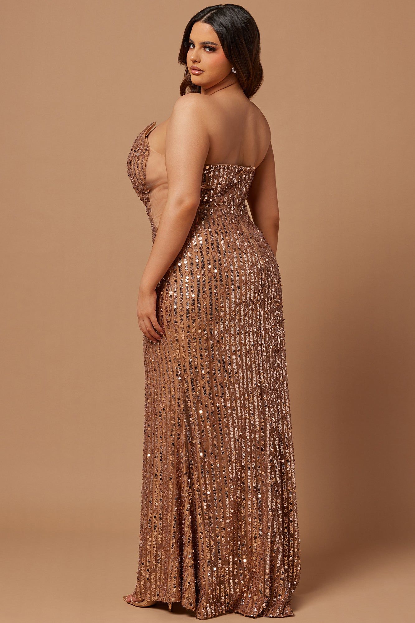 Alessandra Sequin Gown - Nude sold by Fashion Nova product image thumbnail 8