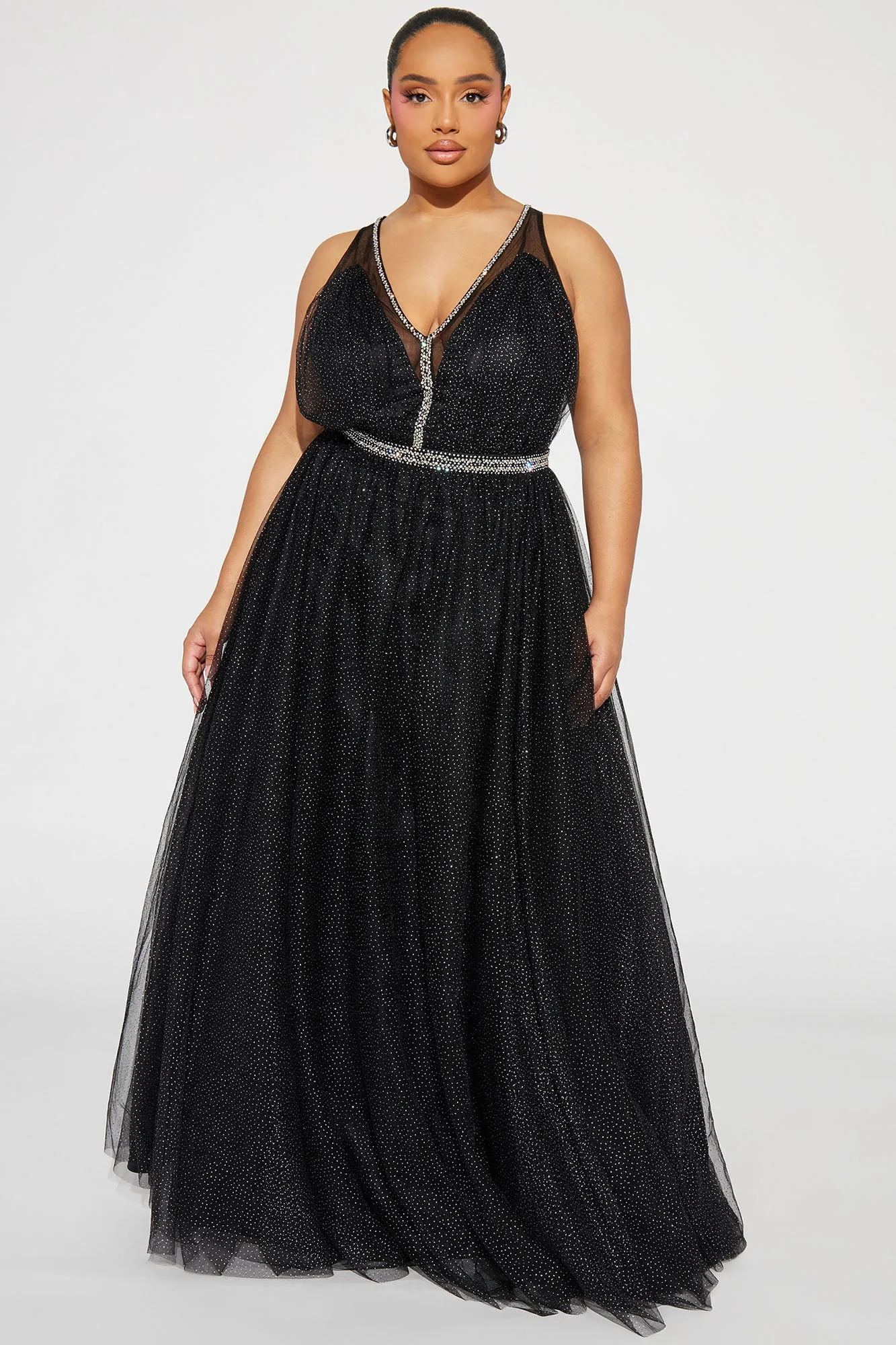 Polly Embellished Tulle Gown - Black sold by Fashion Nova product image thumbnail 5