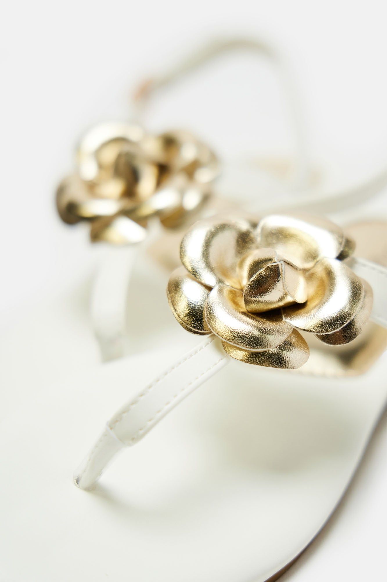 She's New Flat Sandals - White sold by Fashion Nova product image thumbnail 5