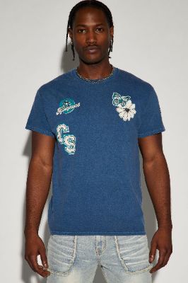 Fly Life Short Sleeve Tee - Navy sold by Fashion Nova