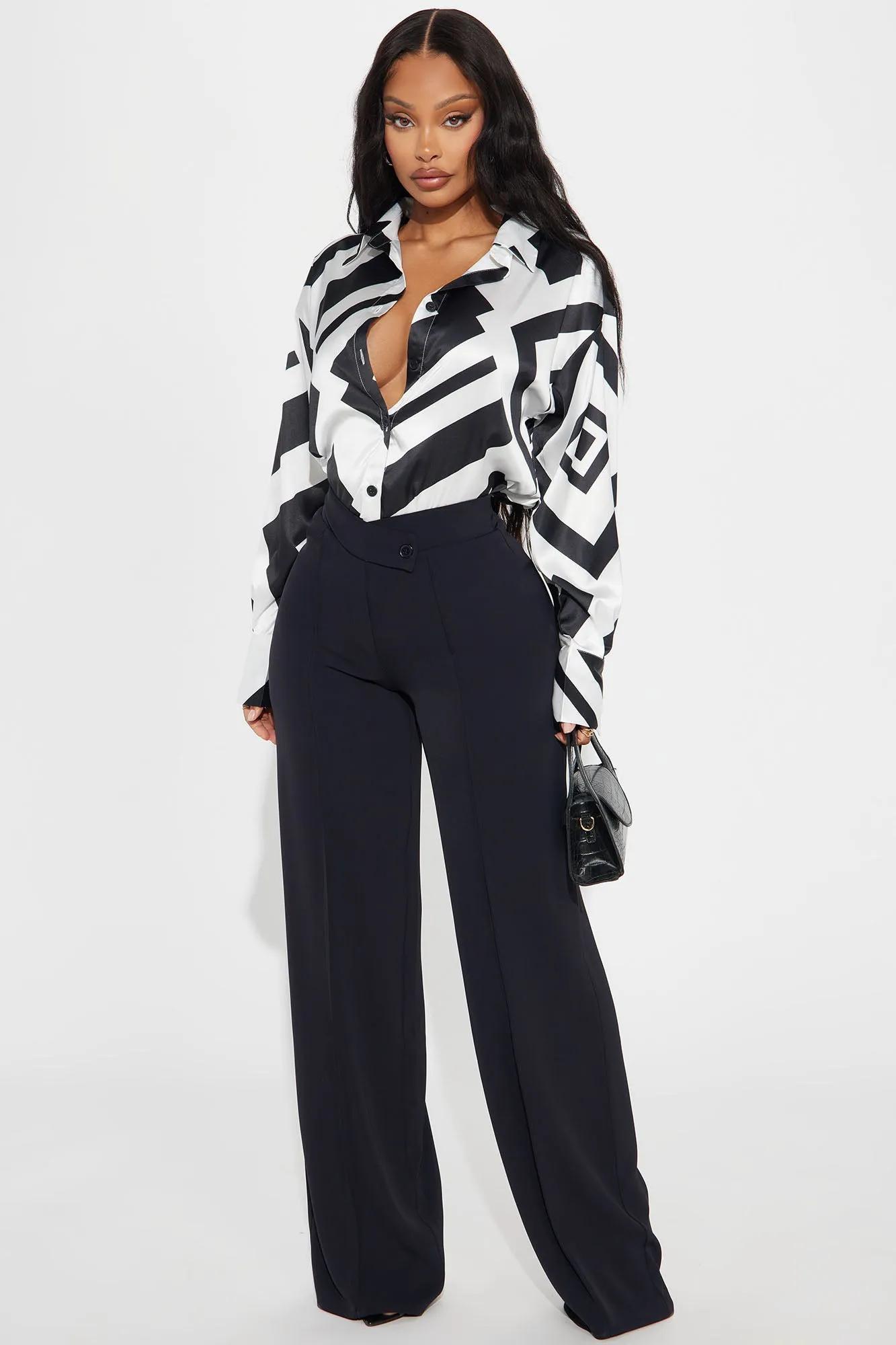 Around The Corner Shirt - Ivory/combo sold by Fashion Nova product image thumbnail 2