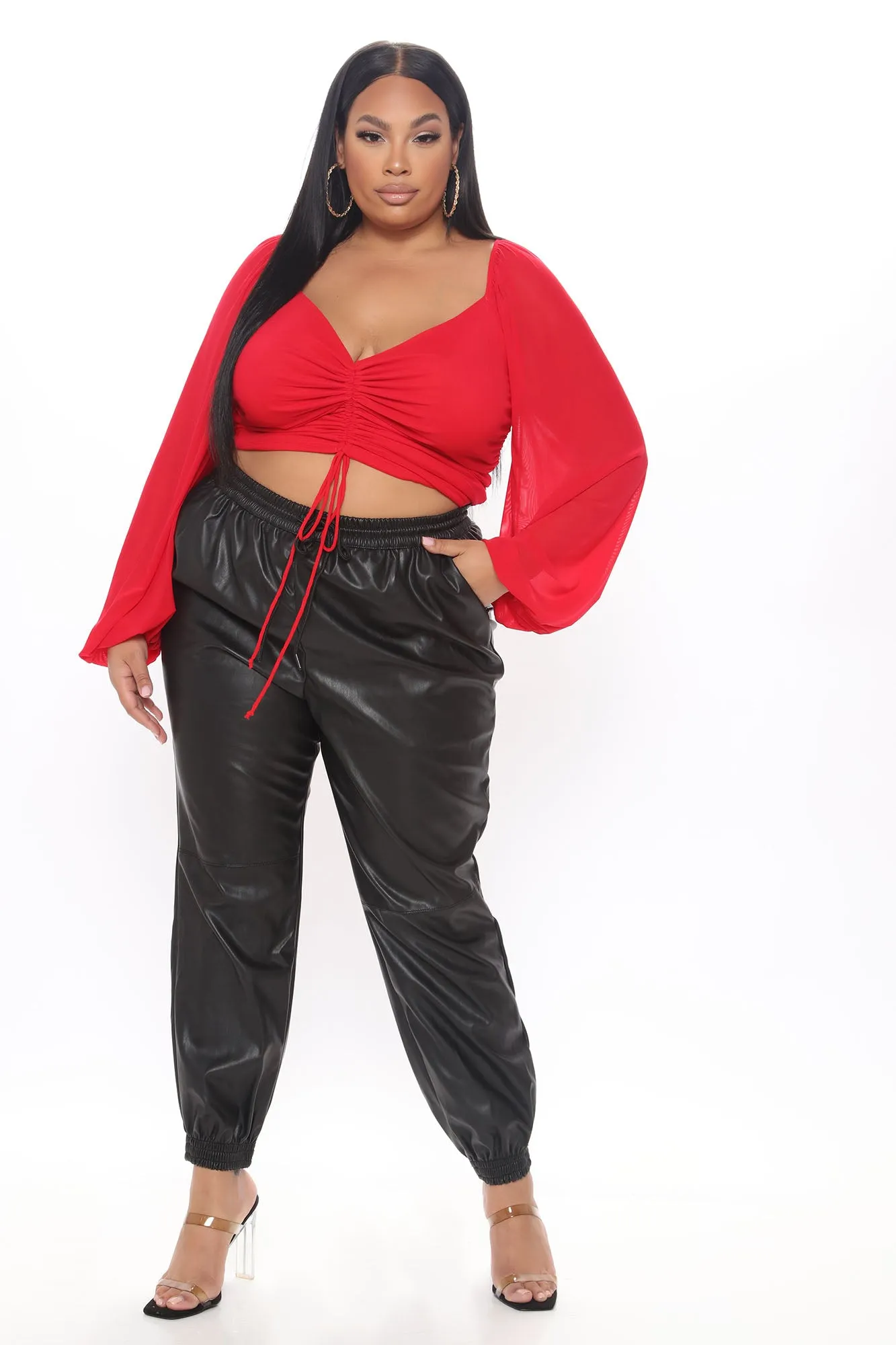 Your Eyes On Me Top - Red sold by Fashion Nova product image thumbnail 5