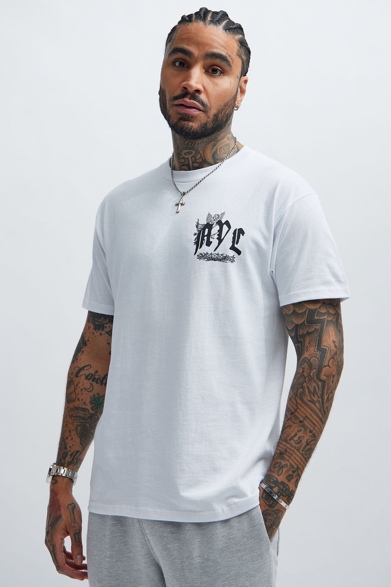 The City That Never Sleeps NYC Short Sleeve Tee - White sold by Fashion Nova