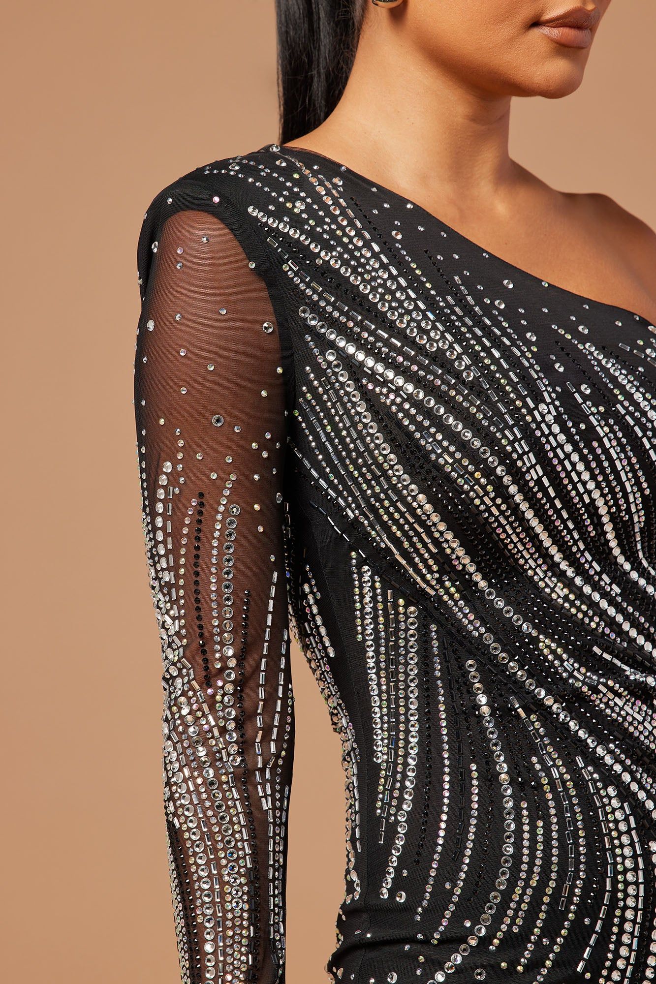 Anita Embellished Midi Dress - Black sold by Fashion Nova product image thumbnail 3