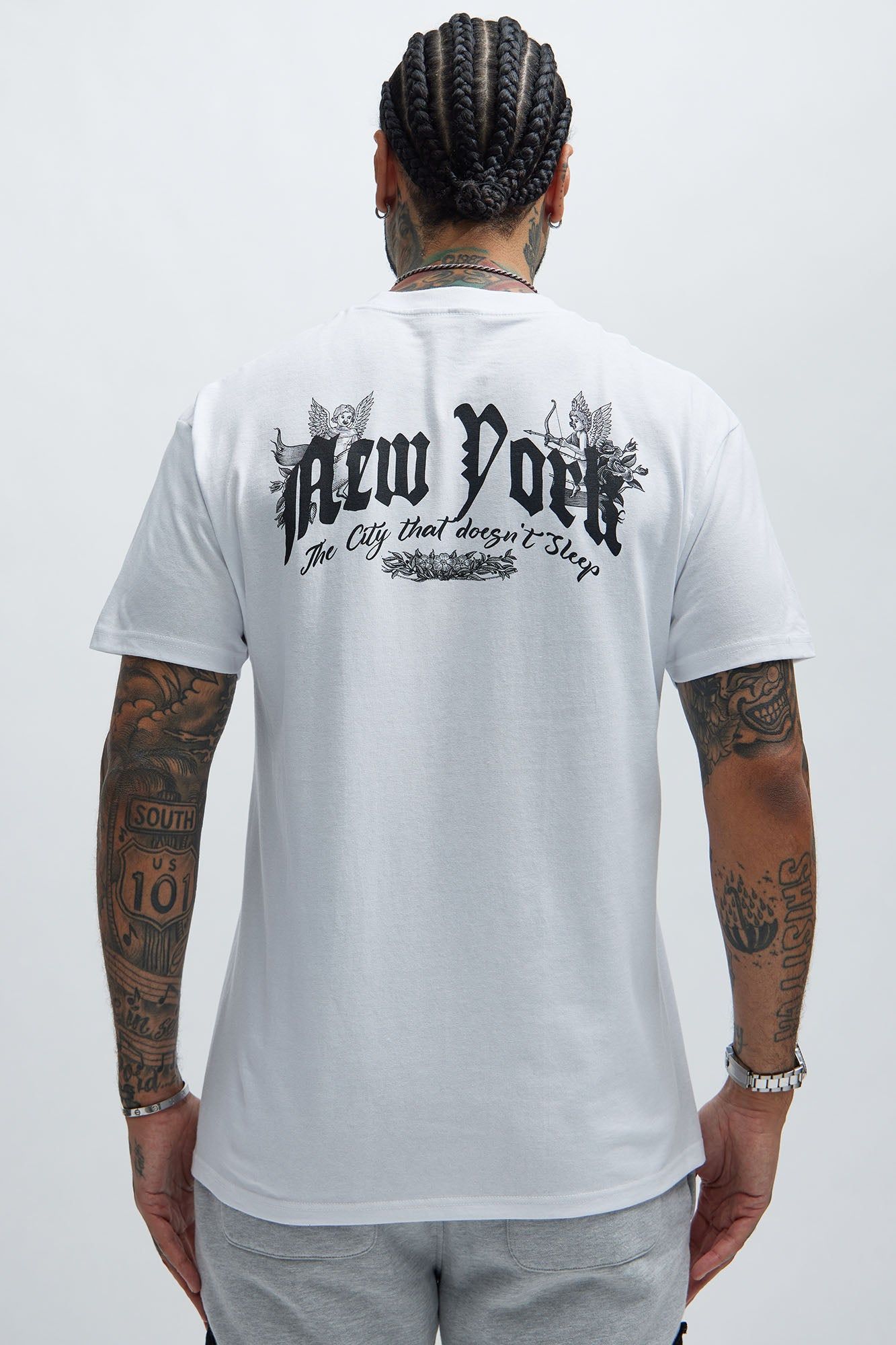 The City That Never Sleeps NYC Short Sleeve Tee - White sold by Fashion Nova product image thumbnail 4