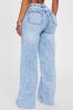 So Valid Stretch Wide Leg Jeans - Light Wash sold by Fashion Nova