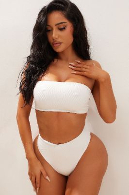 Beach Vixen Bikini Set - White sold by Fashion Nova