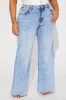 So Valid Stretch Wide Leg Jeans - Light Wash sold by Fashion Nova