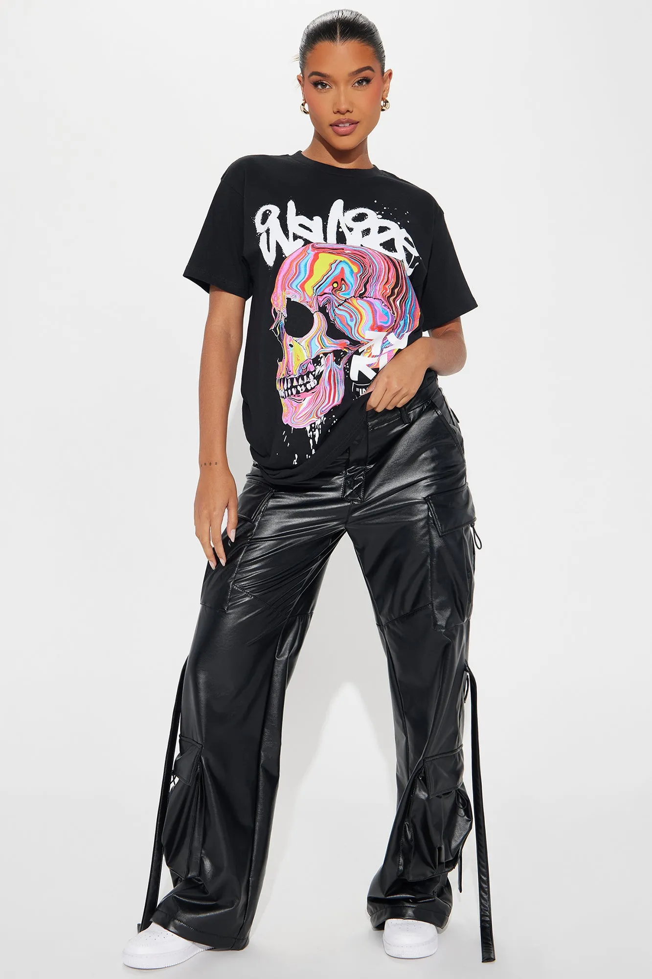 Inspire Me Skull Tee - Black sold by Fashion Nova product image thumbnail 2