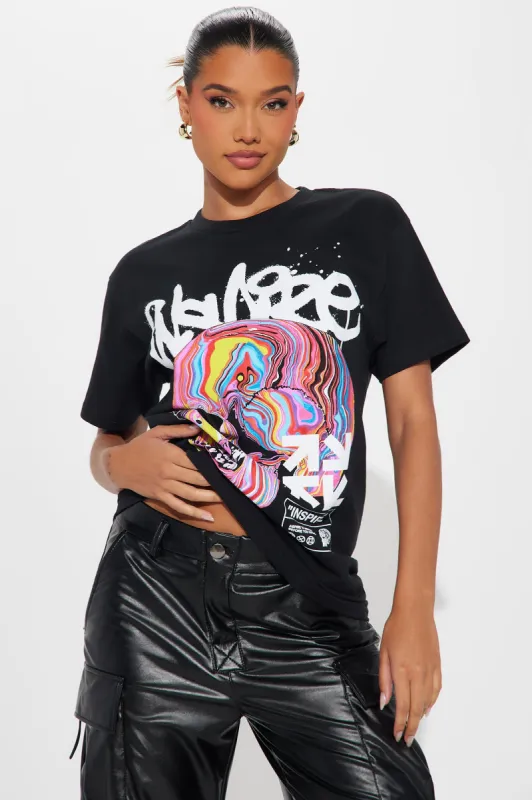Inspire Me Skull Tee - Black sold by Fashion Nova