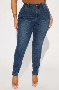 Mia Booty Lifting Stretch Skinny Jeans - Dark Wash sold by Fashion Nova