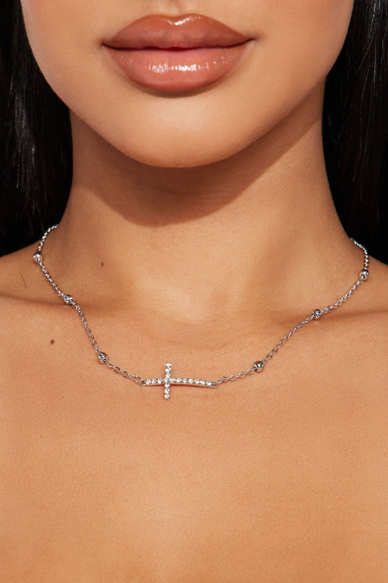 I'm Grateful Necklace - Silver sold by Fashion Nova