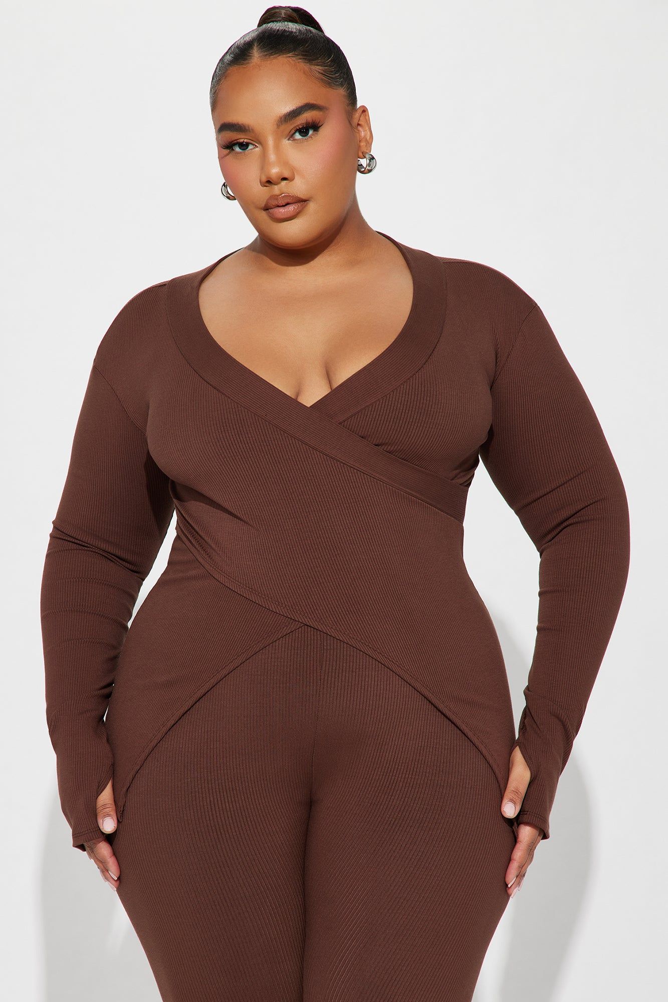 Camryn Snatched Pant Set - Chocolate sold by Fashion Nova product image thumbnail 5