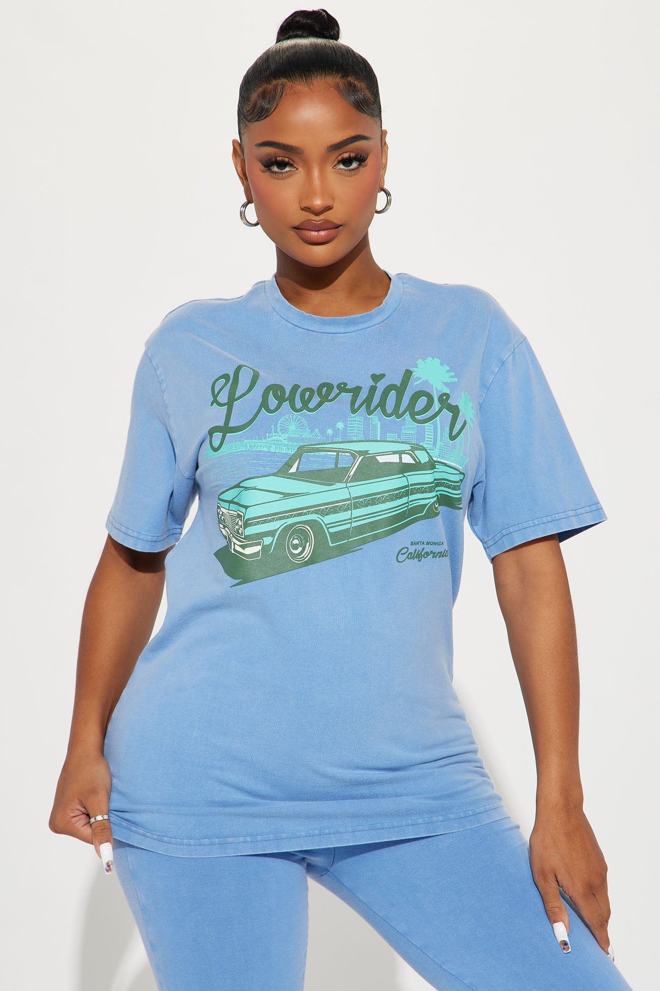 Lowrider Mineral Wash Legging Set - Denim sold by Fashion Nova product image thumbnail 2