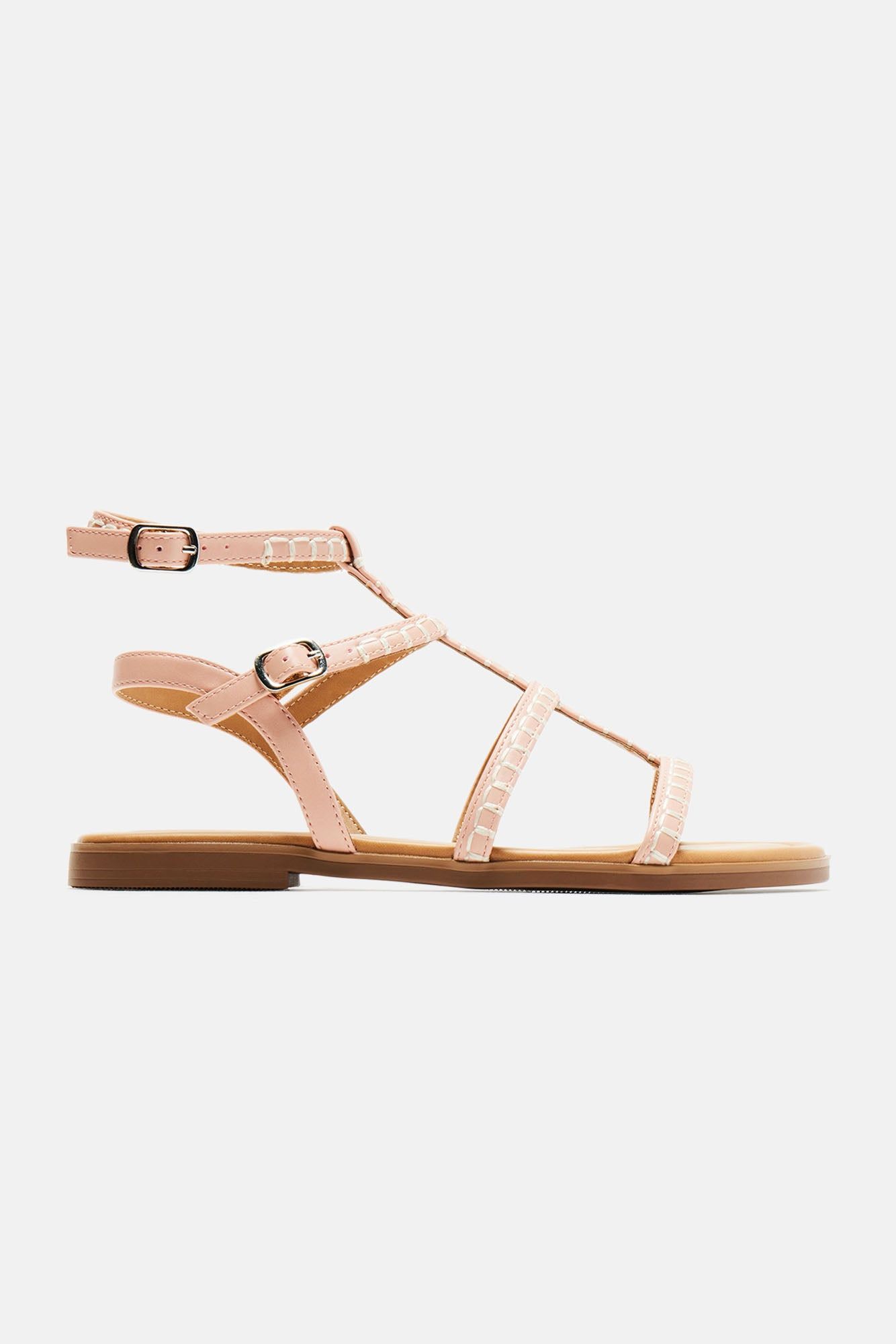Replacing You Flat Sandals - Blush sold by Fashion Nova product image thumbnail 4