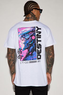 Destiny Short Sleeve Tee - White sold by Fashion Nova