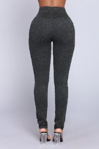Carly Booty Lifting Leggings - Charcoal sold by Fashion Nova