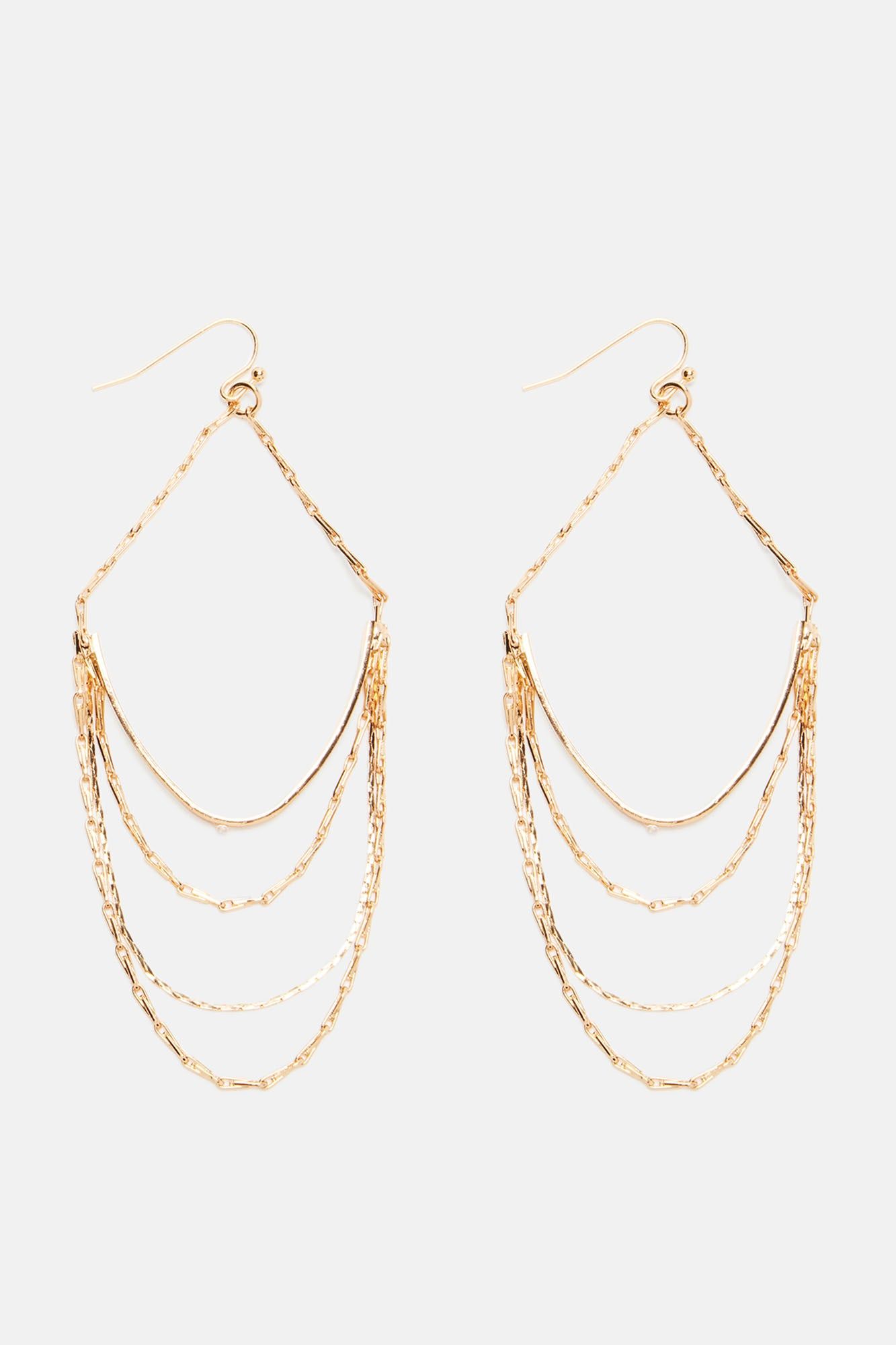Keep Calm And Carry On Earrings - Gold sold by Fashion Nova product image thumbnail 3