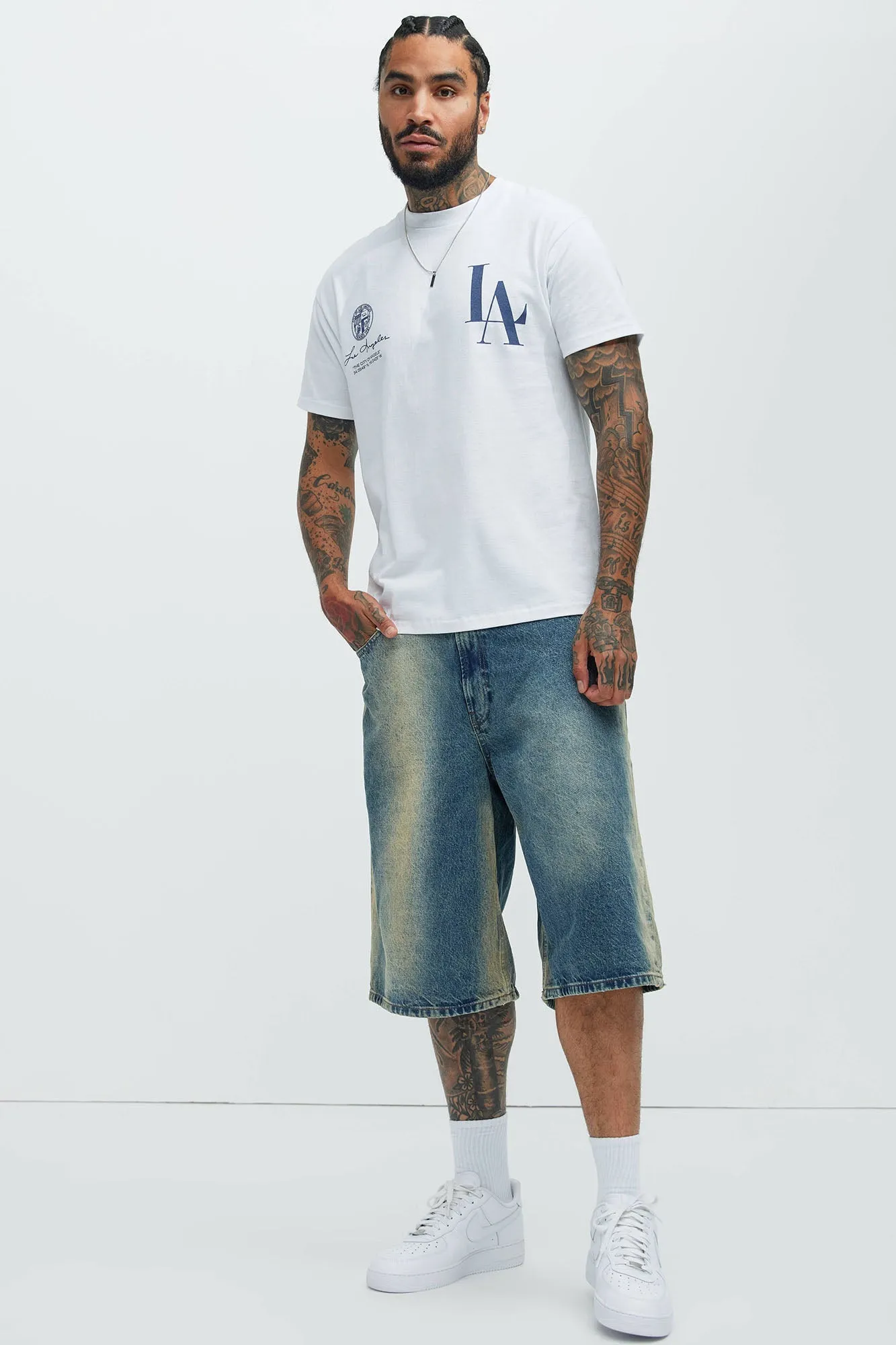 LA Love Letter Short Sleeve Tee - White sold by Fashion Nova product image thumbnail 2