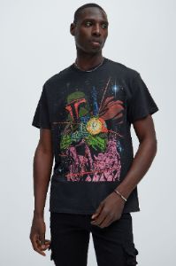 Star Wars Greatest In The Galaxy Short Sleeve Tee - Black sold by Fashion Nova