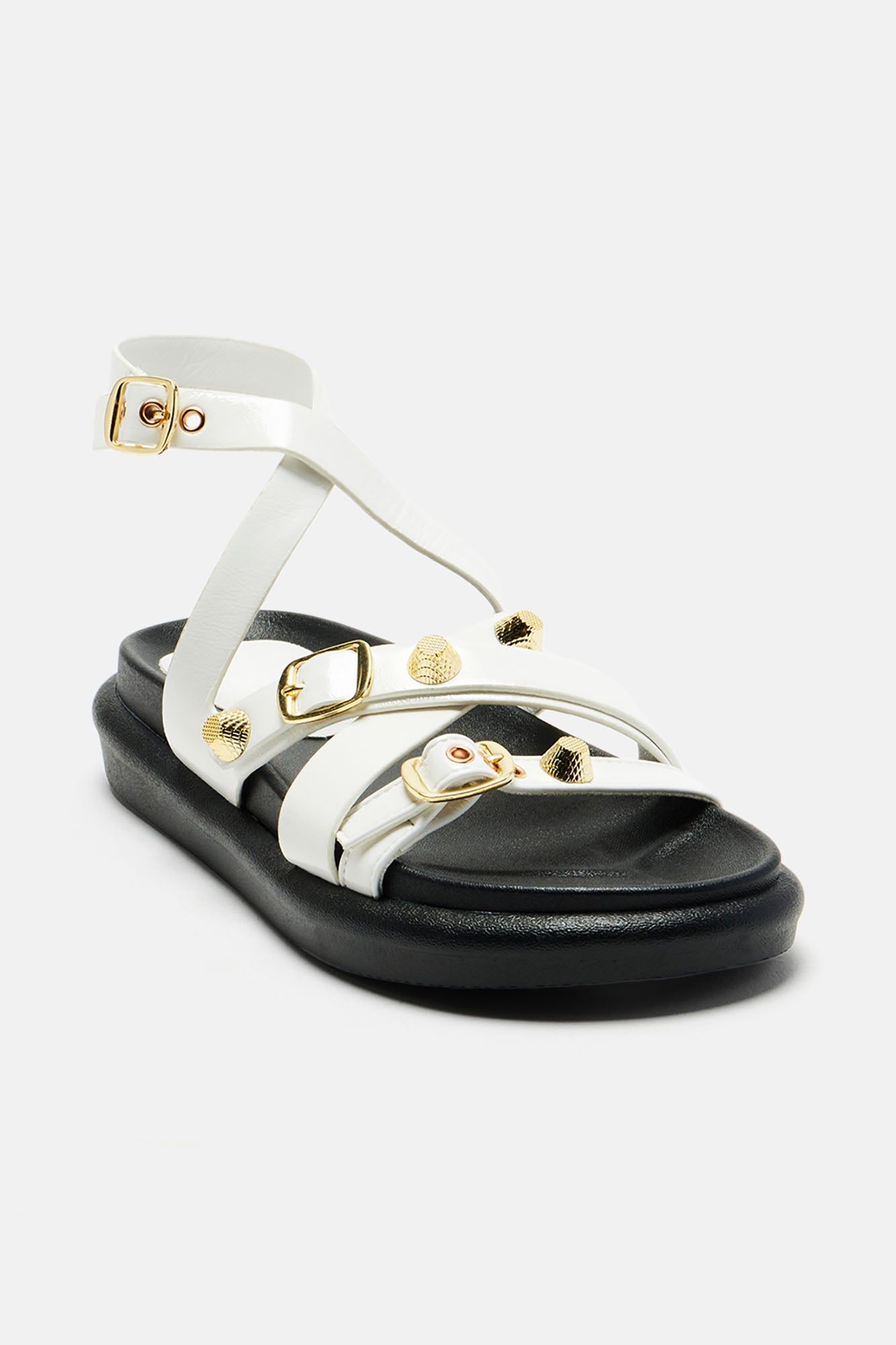 Forget The Rest Flat Sandals - White sold by Fashion Nova product image thumbnail 2