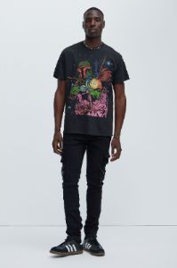 Star Wars Greatest In The Galaxy Short Sleeve Tee - Black sold by Fashion Nova