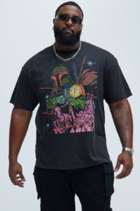 Star Wars Greatest In The Galaxy Short Sleeve Tee - Black sold by Fashion Nova