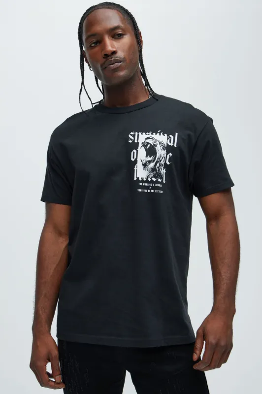 Endure Short Sleeve Tee - Black sold by Fashion Nova